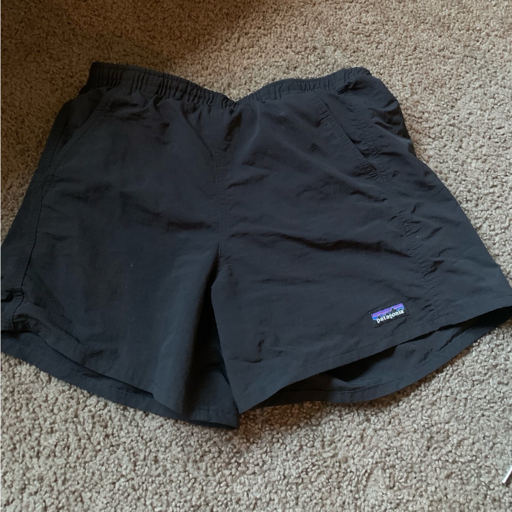 Black Patagonia Baggies 5 inch Inseam Small
